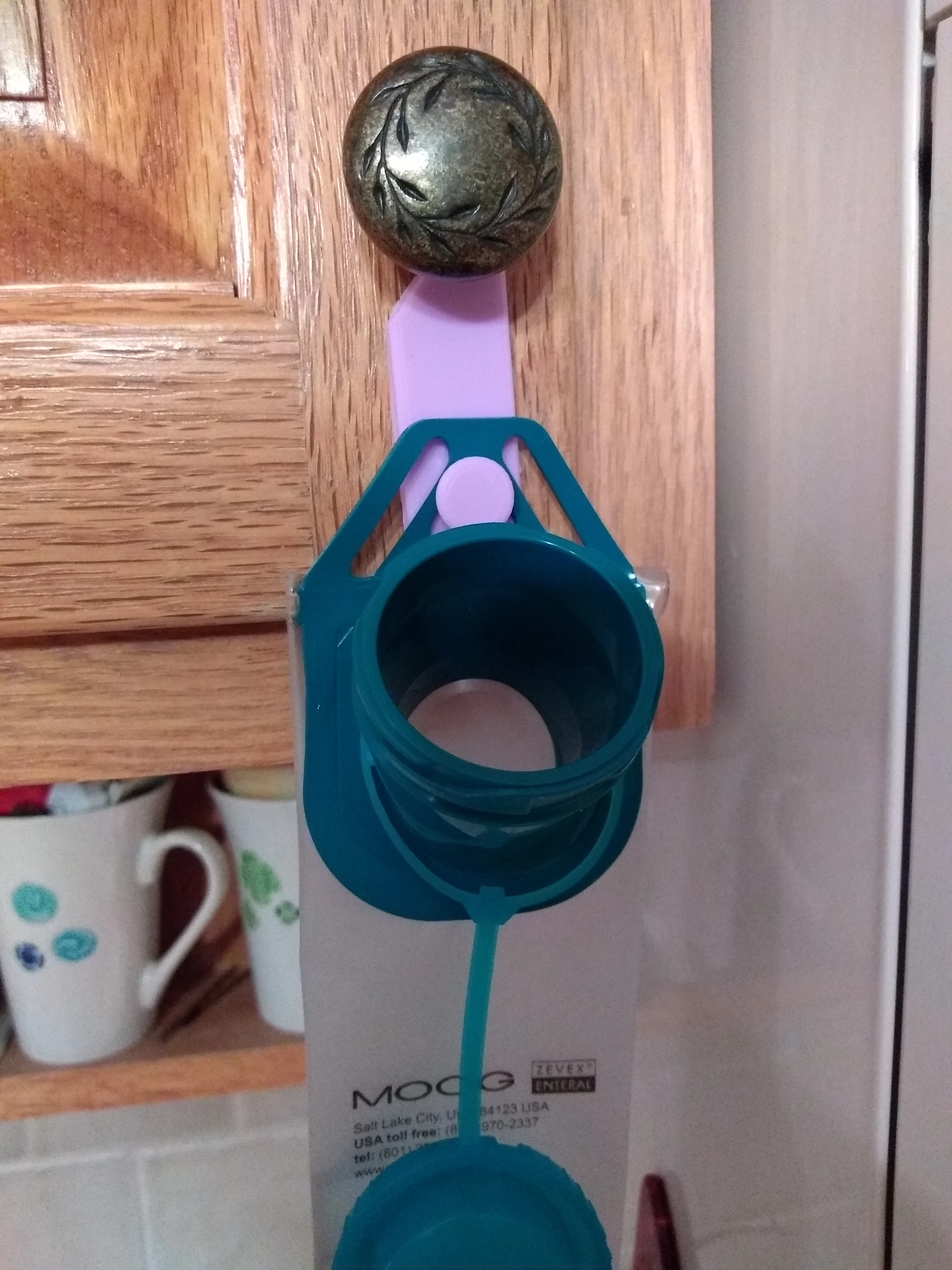 Zevex Enteral (MOOG) feeding pump bag hook