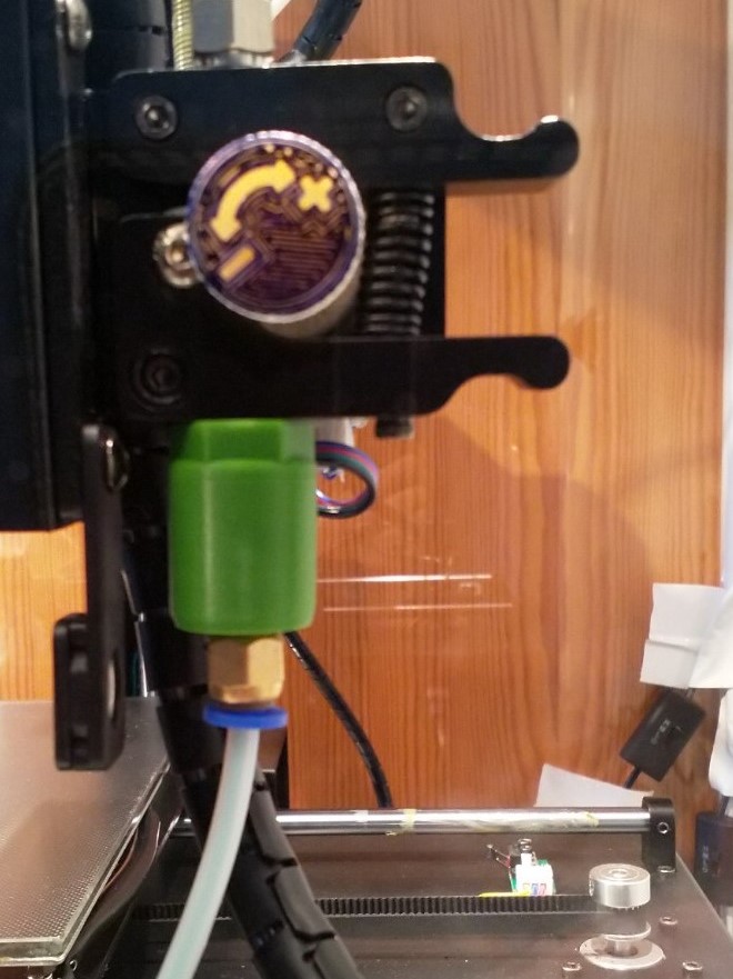 screw-on filament filter / dust filter PTFE guided_M6 bowden extruder