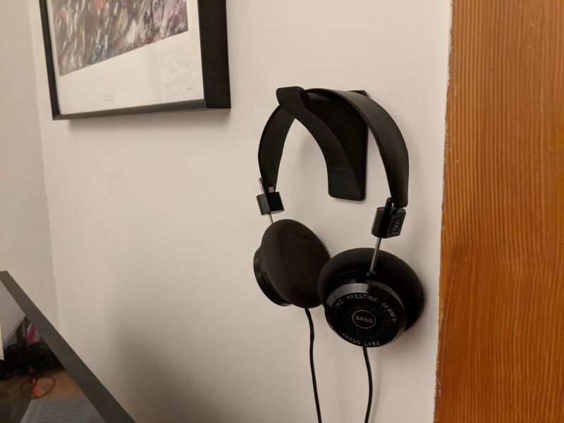 Command Strip Stick On Headphone Wall Hook
