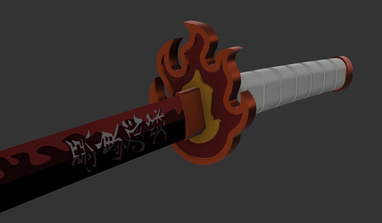 Kyojuro Rengoku katana