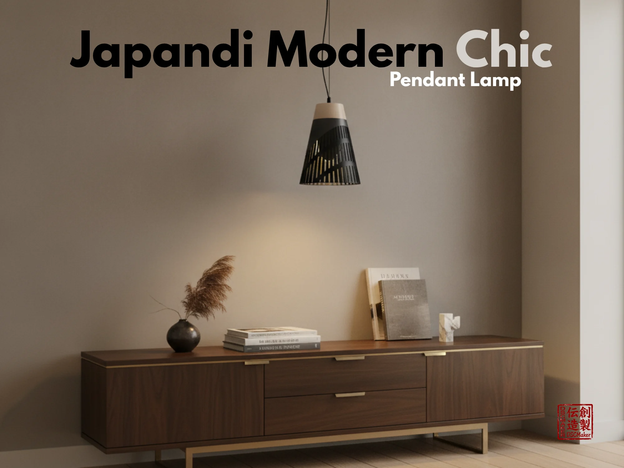 Japandi Modern Chic Pendant Lamp
