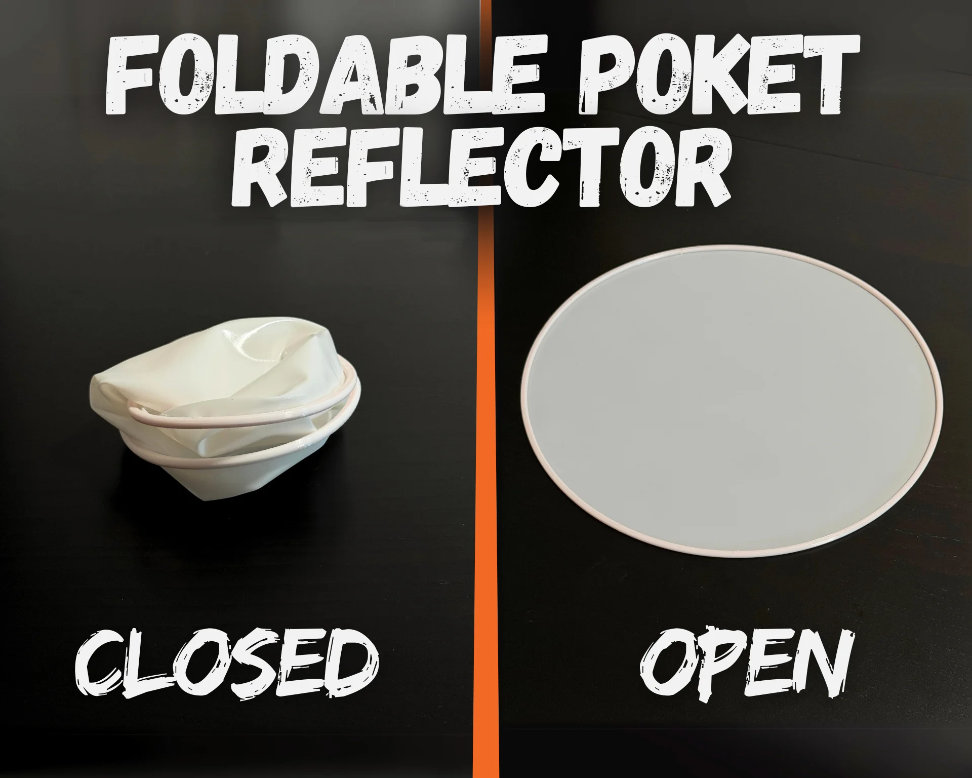 Foldable Pocket Reflector: Your Portable Photography Tool