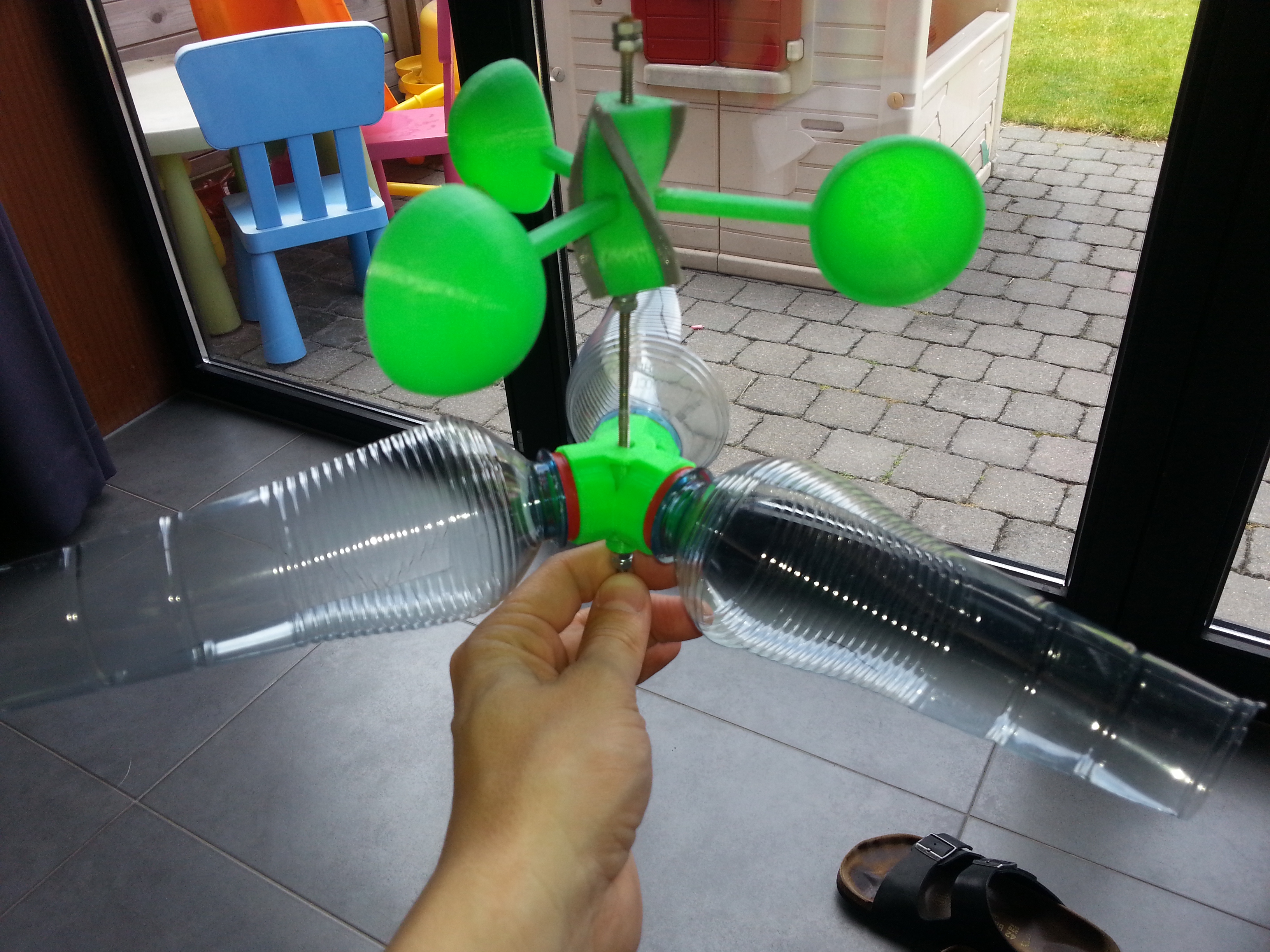 Plastic Bottle Windmill