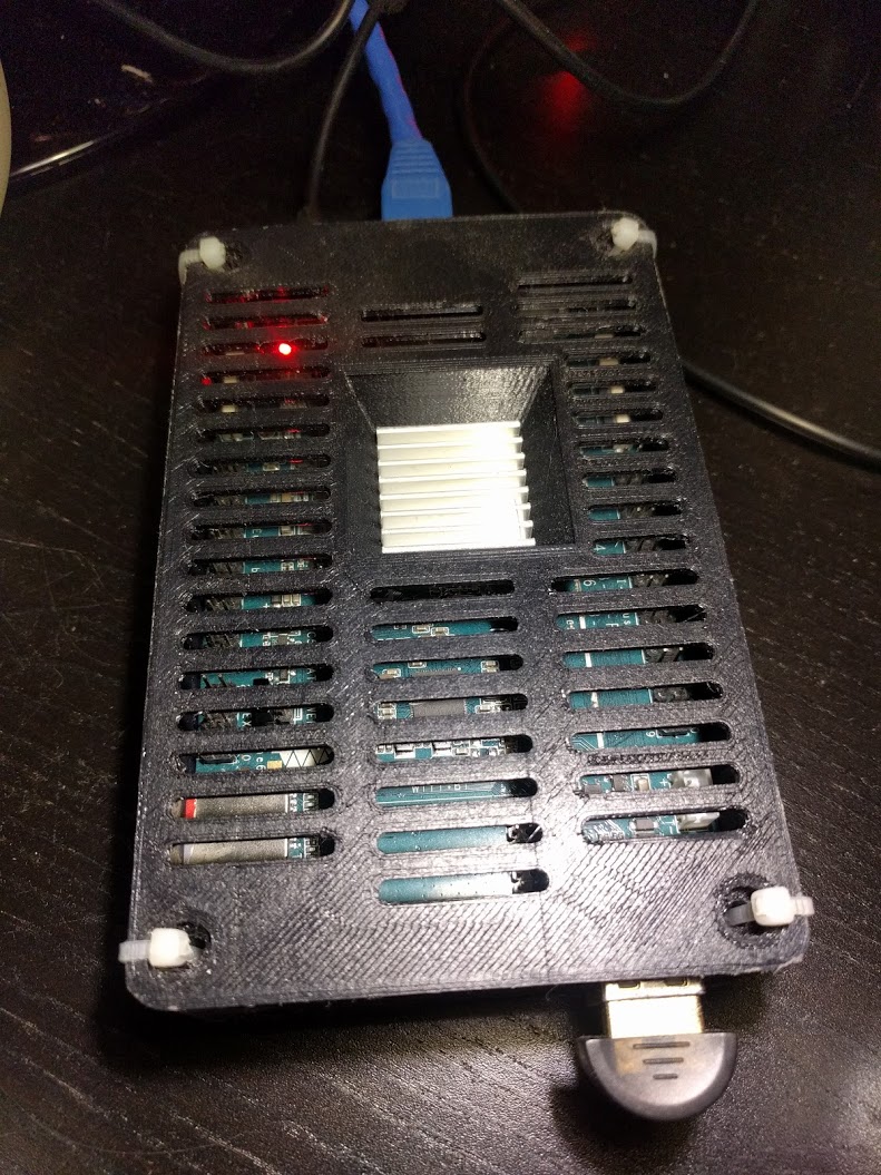 Case for Pine64 with heatsink