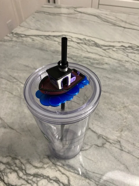 Benchy Straw Topper