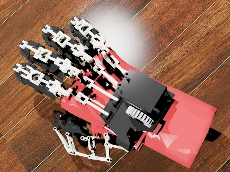Prosthetic servo glove ver 0.2