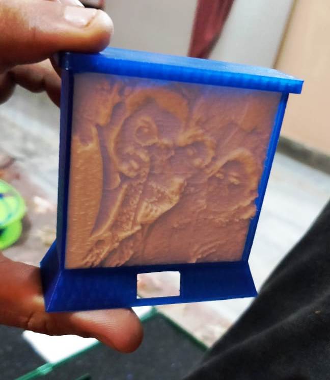 60x60x3 mm Lithophane Holder
