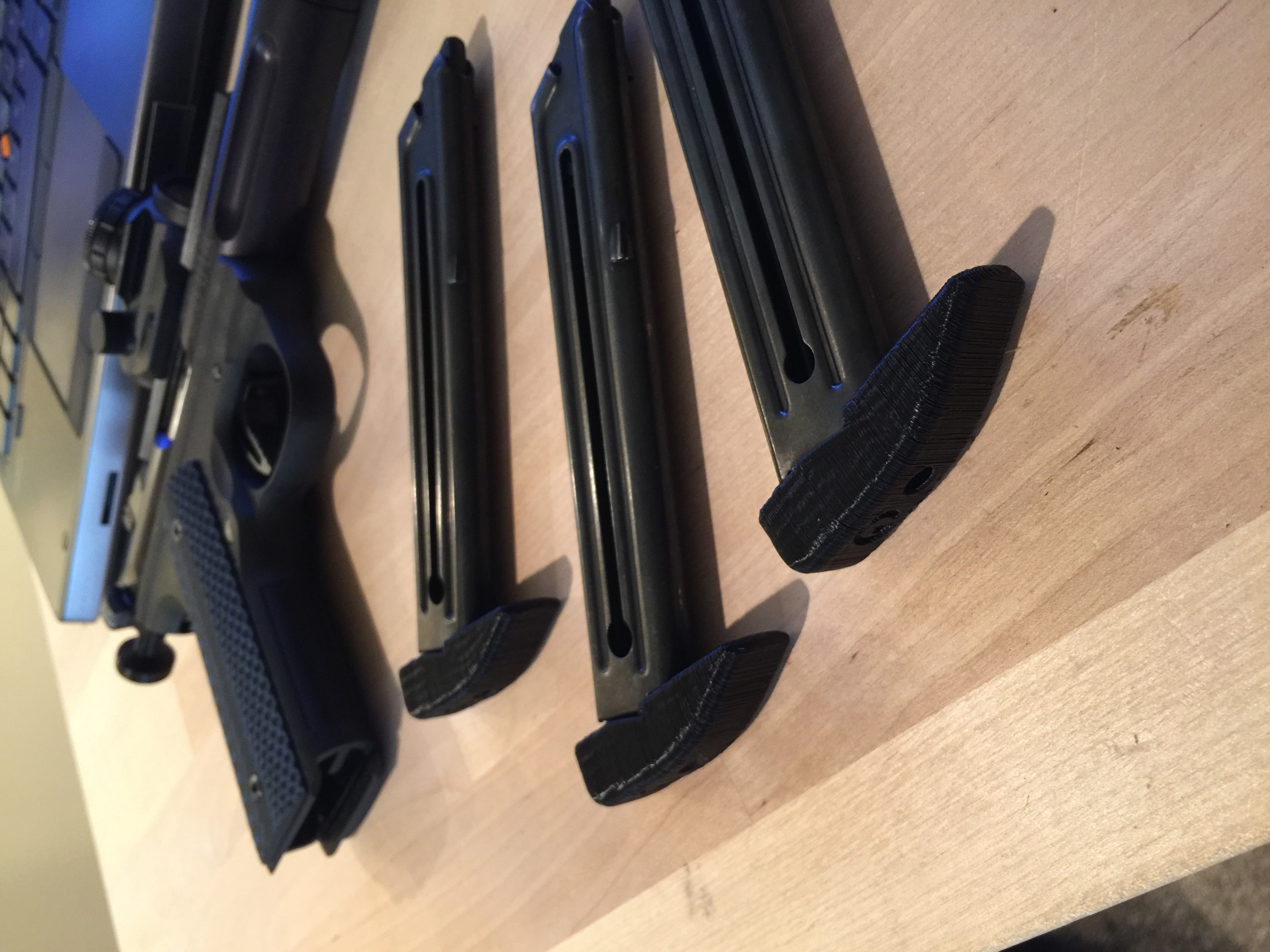 Ruger 22/45 Magazine Base Pad Extension