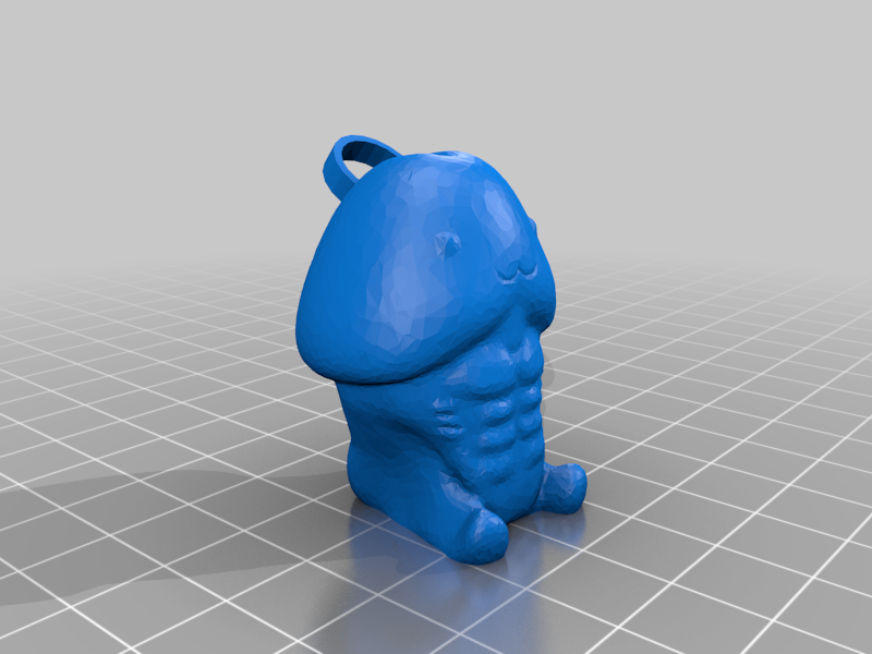 Muscular Ding Ding Keychain