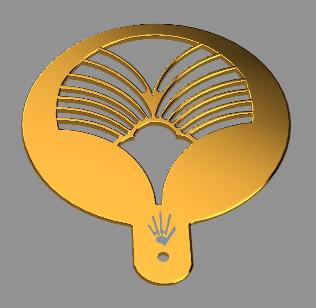 Bread / Cake Stencil - Art Deco 2 Design