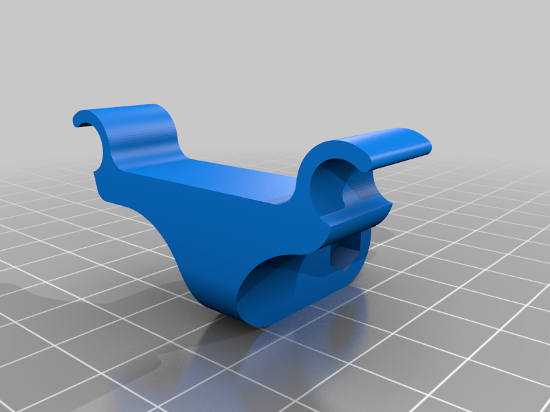 Bike saddle light support with Hex screw