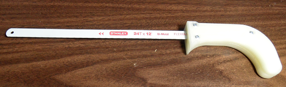 Hacksaw end blade handle