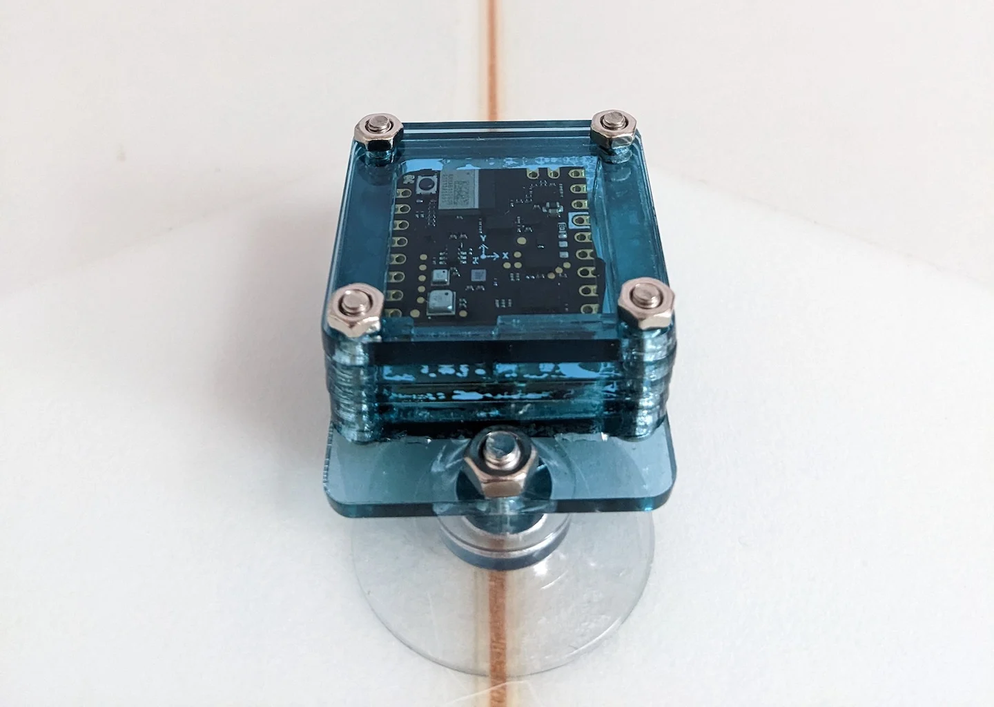 Waterproof Arduino Nicla Sense ME & Battery Case (Lasercut Acryl & 3D Print)