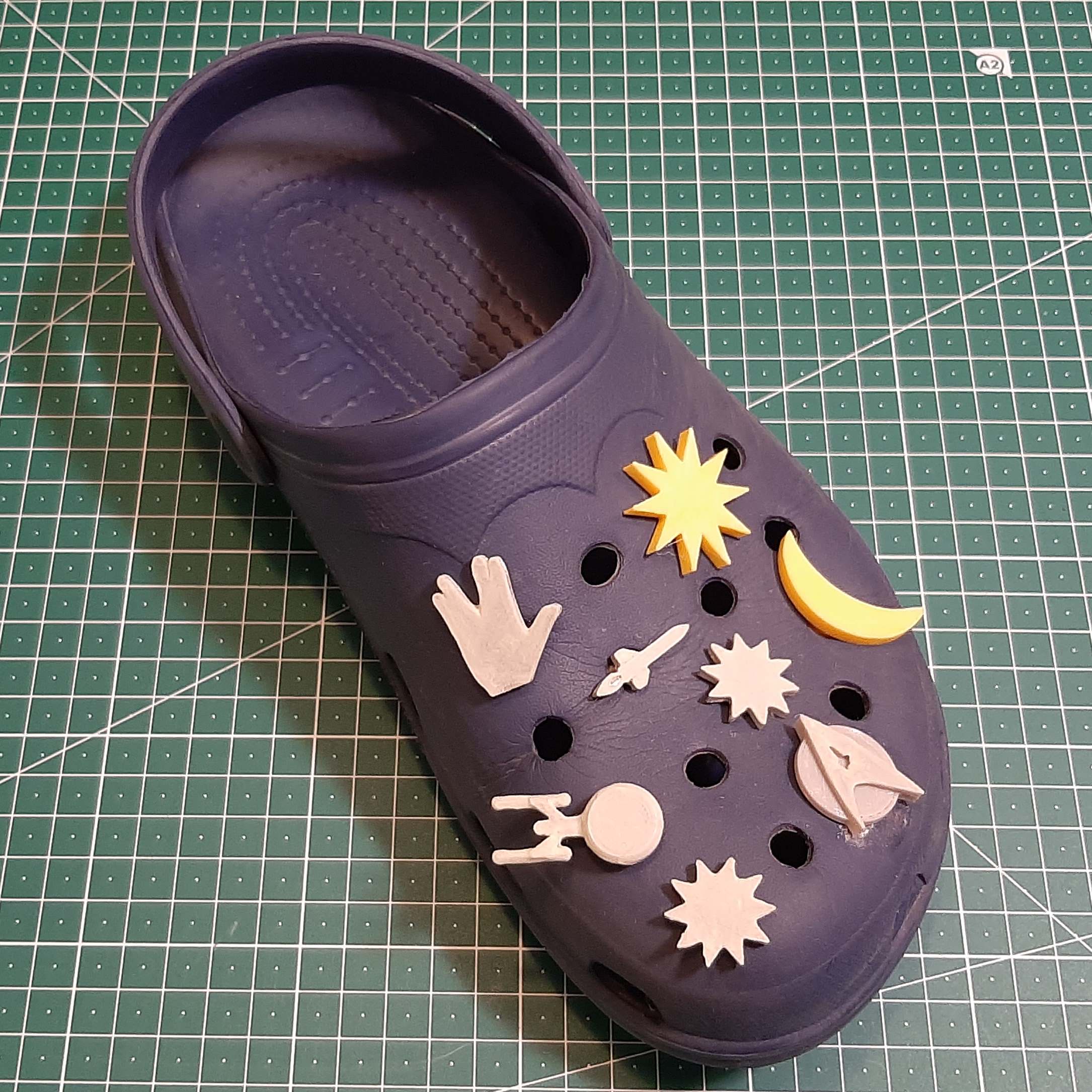 Crocs Star Trek, jibbitz, charms, pins
