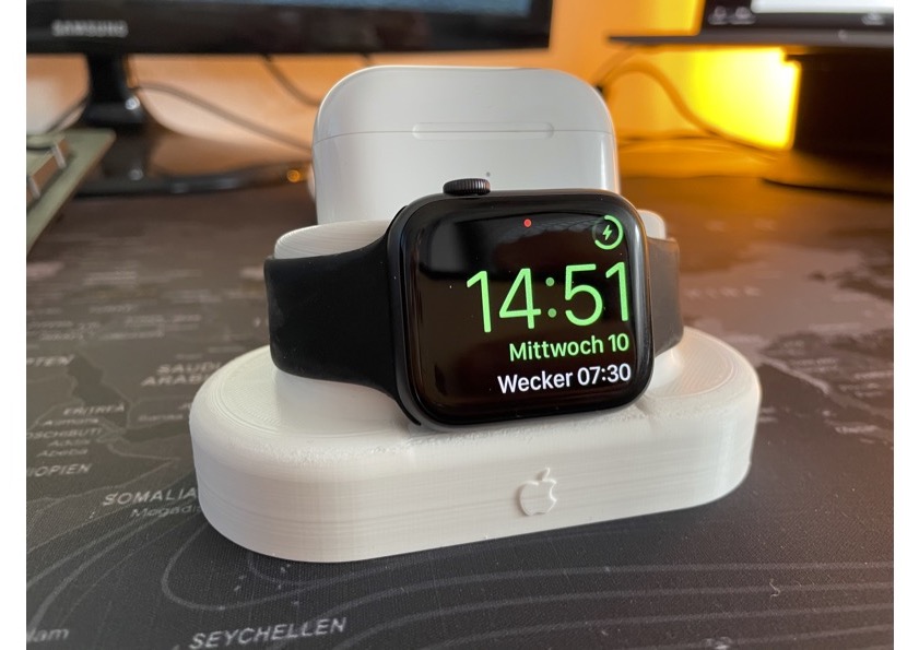 (Weighted) Apple Stand for Apple Watch + AirPods Pro