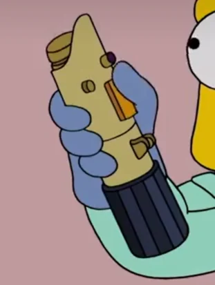 Bart Simpson's Lightsaber