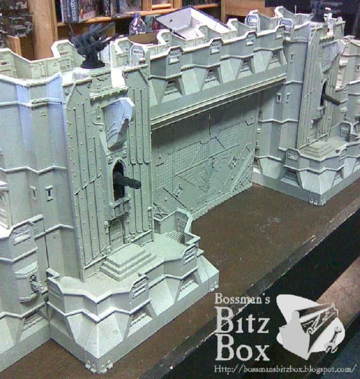 gothic fortress walls - massive terrain dump - exploded parts on fbx and 3mf zips