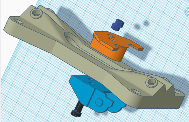 RS-CNC cable chain - dolly connector