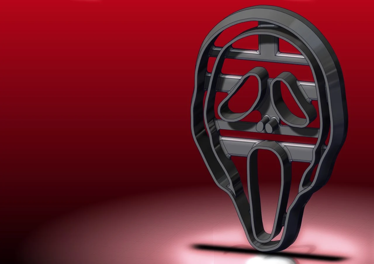 Scream Mask Cookie Cutter