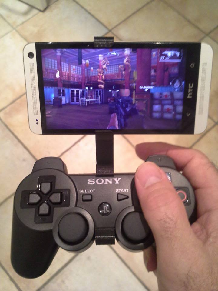 Sixaxis dualshock PS3 controller clip for HTC one M7