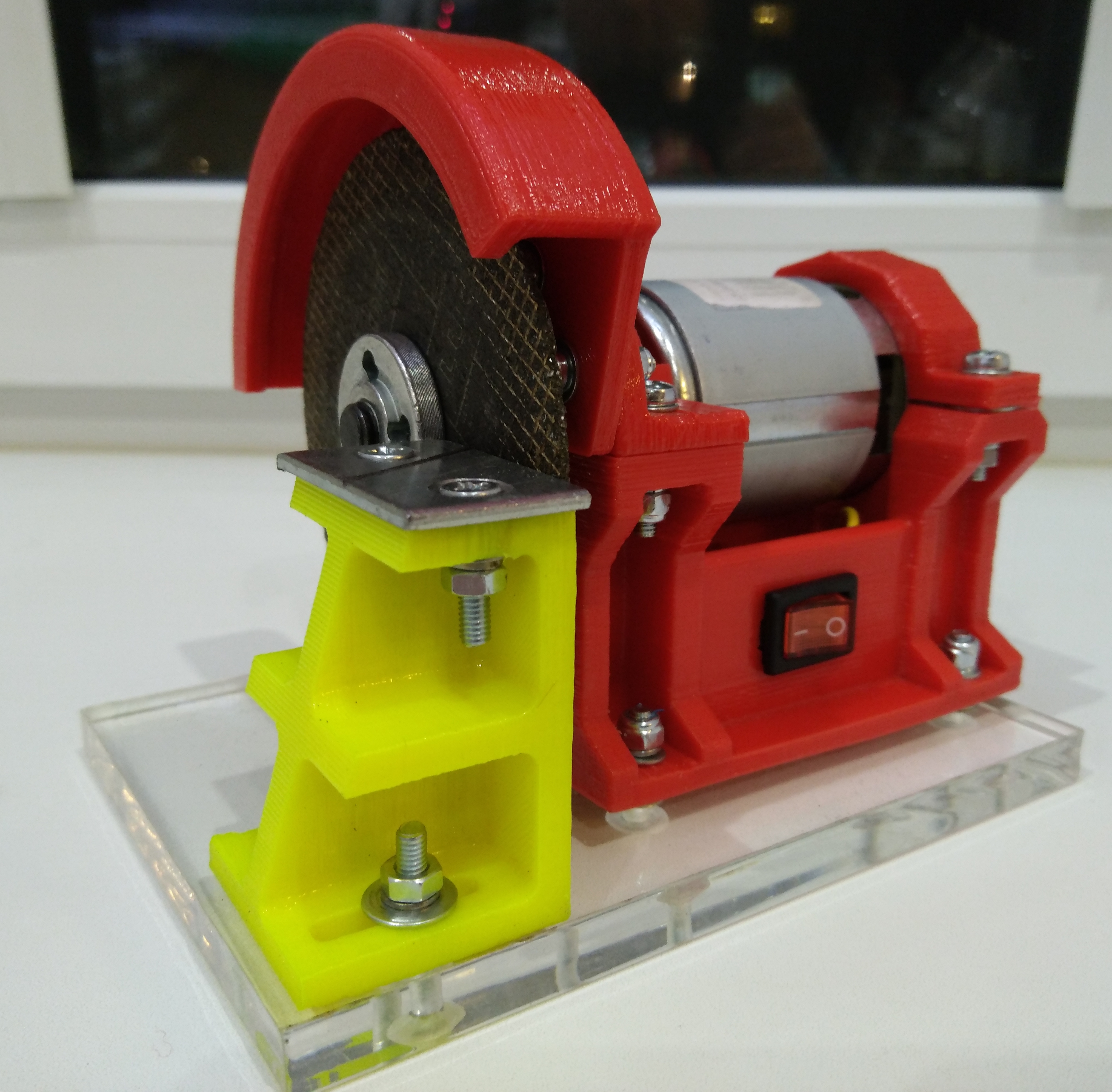 Mini cutter on motor RS-775.