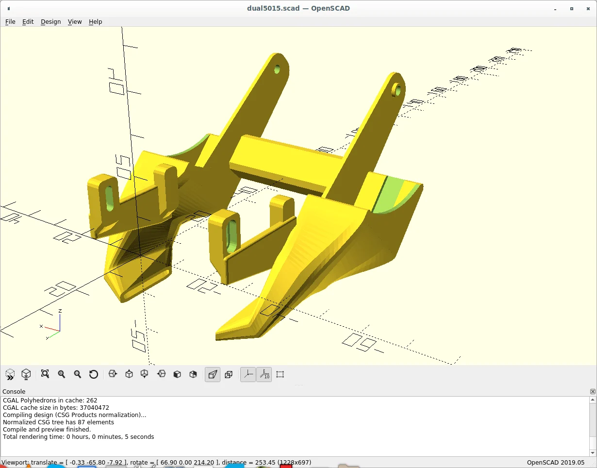 Parametric Hero Me Dual 5015 Duct
