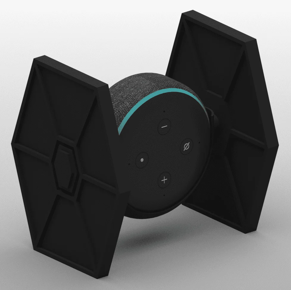 Tie Fighter Echo Dot 3