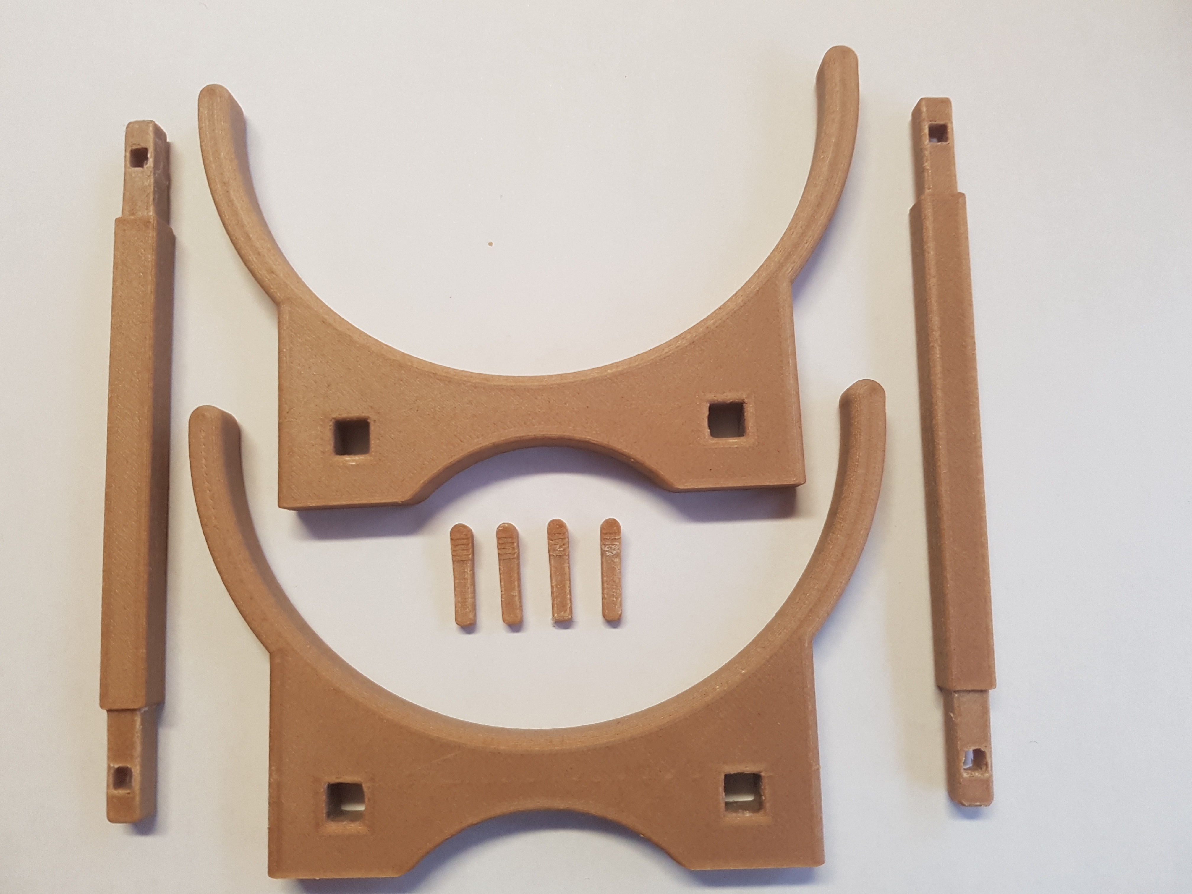 Wooden Barrel Model Kit Stand