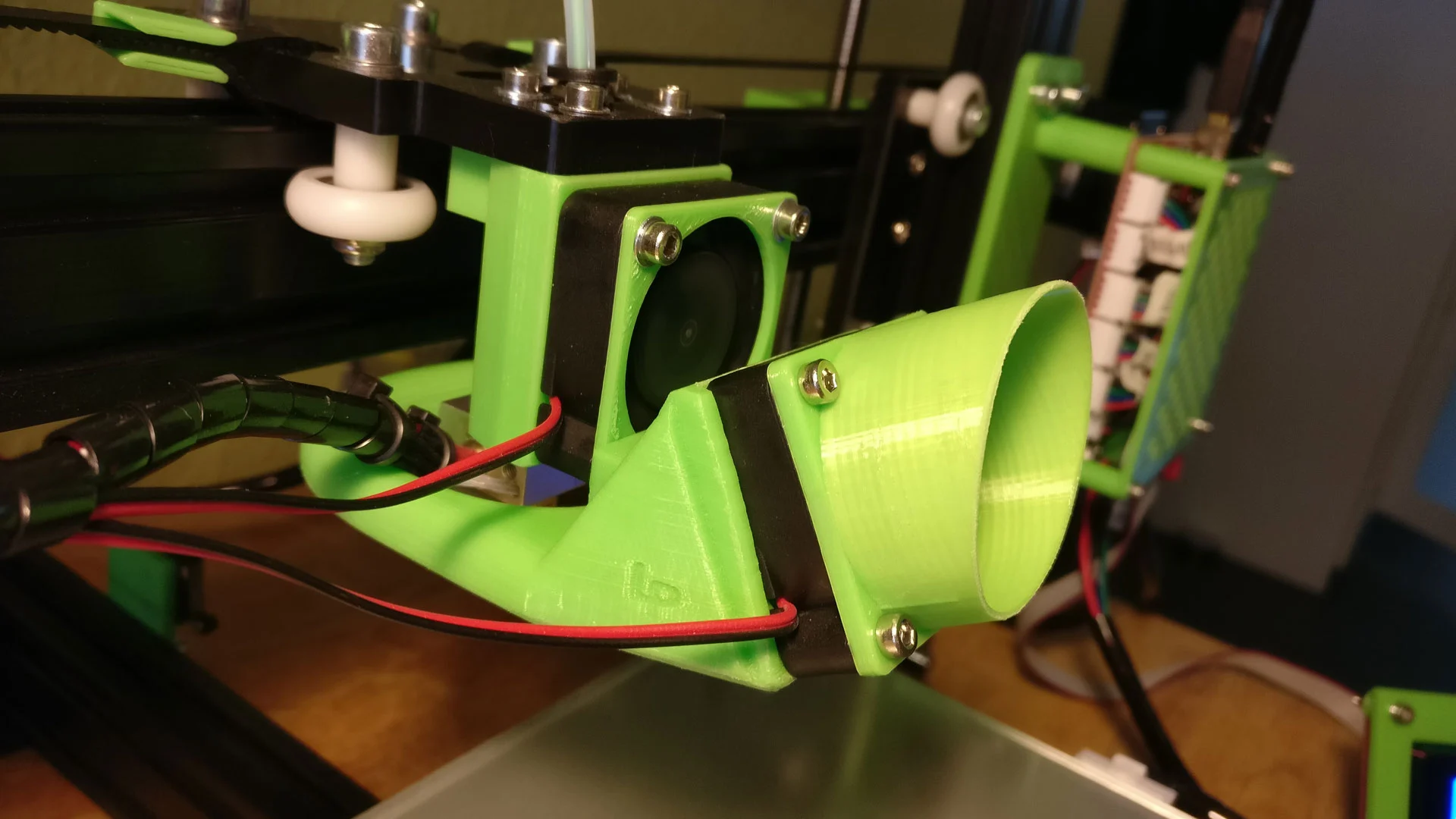 Anet A2 - E3D-V6 Adapter incl. 40mm Fanduct & Remixed Filament Cooler