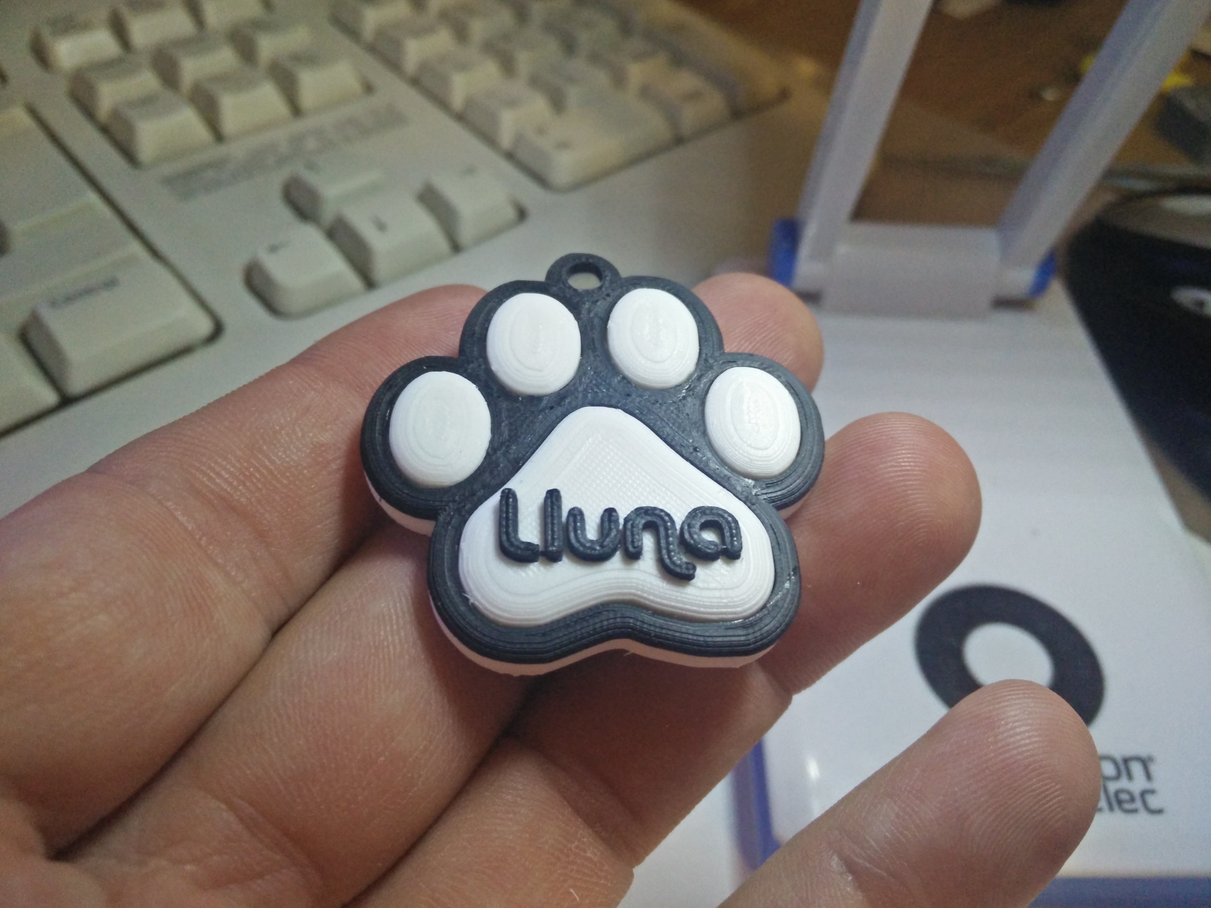 Colgante Huella/paw print
