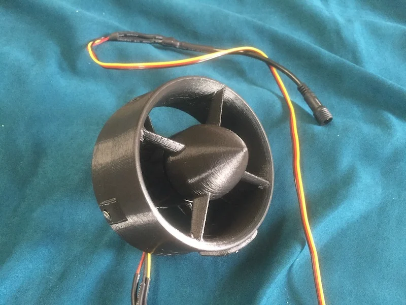 Modified Blue Robotics T100 underwater ROV thruster