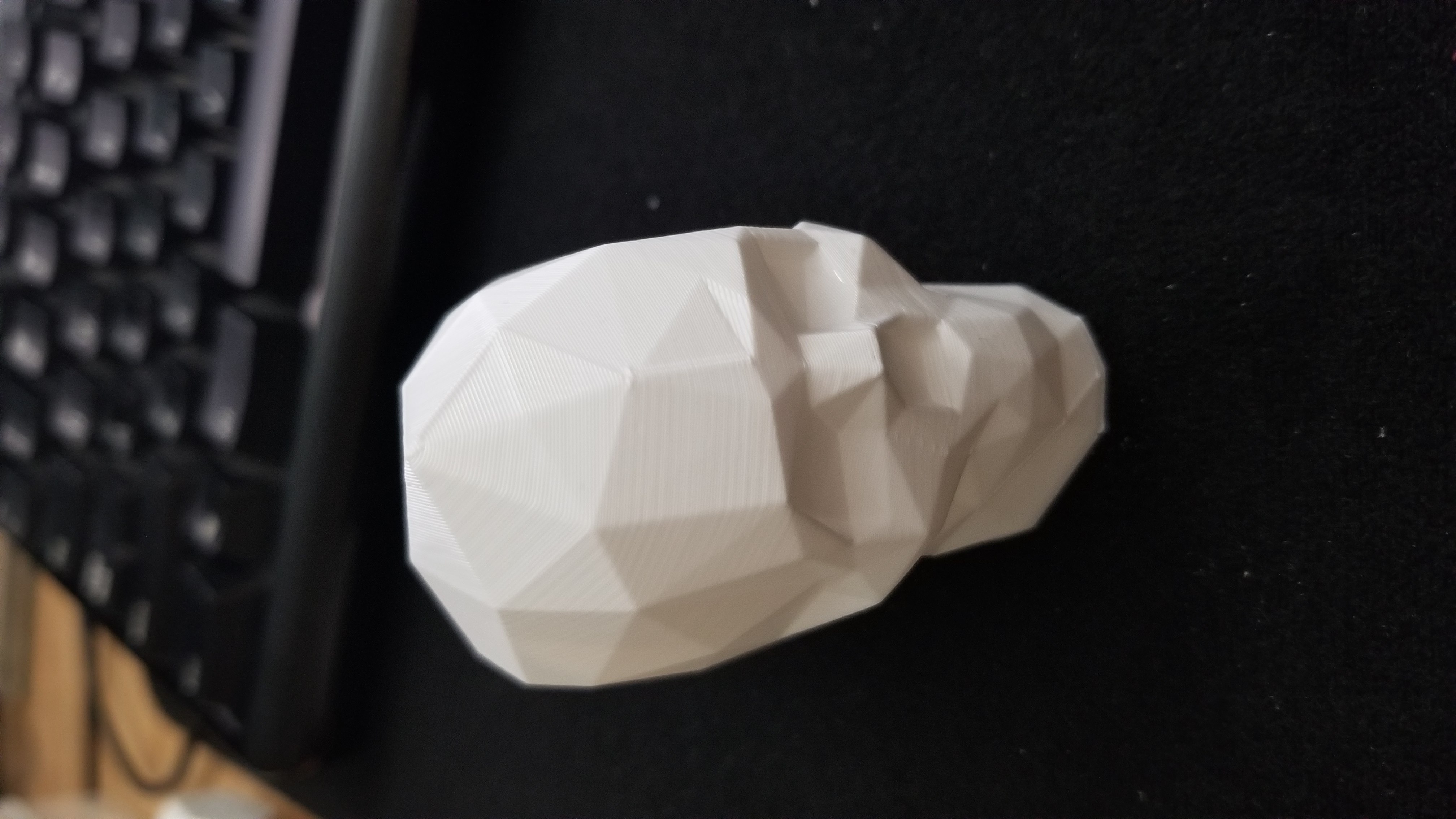 Low Poly Skull for Vase Mode