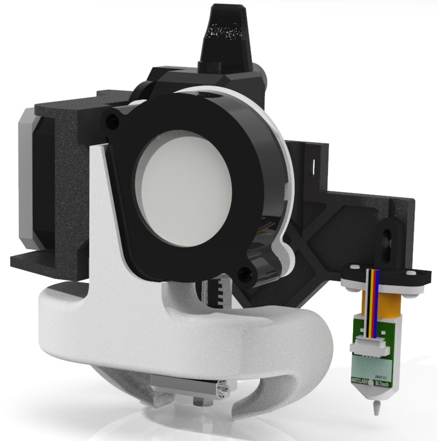 Boreas - Mosquito/E3D V6 Hotend Mount for Tevo Tornado/CR10/Ender 3