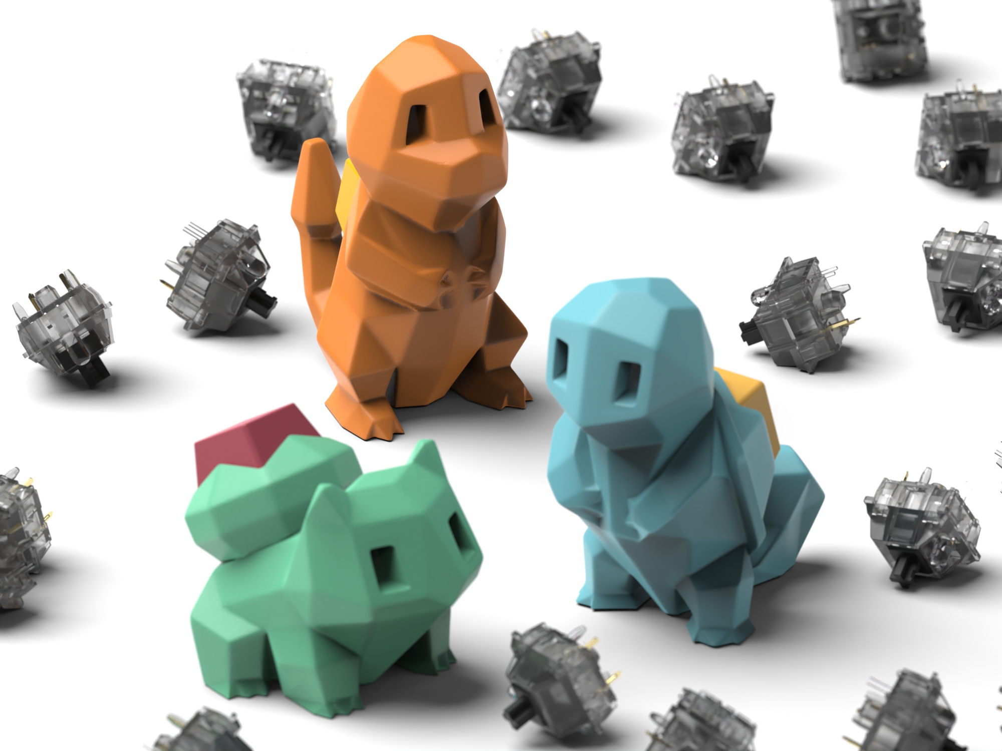 Gen 1 Starters - Keyboard clickers