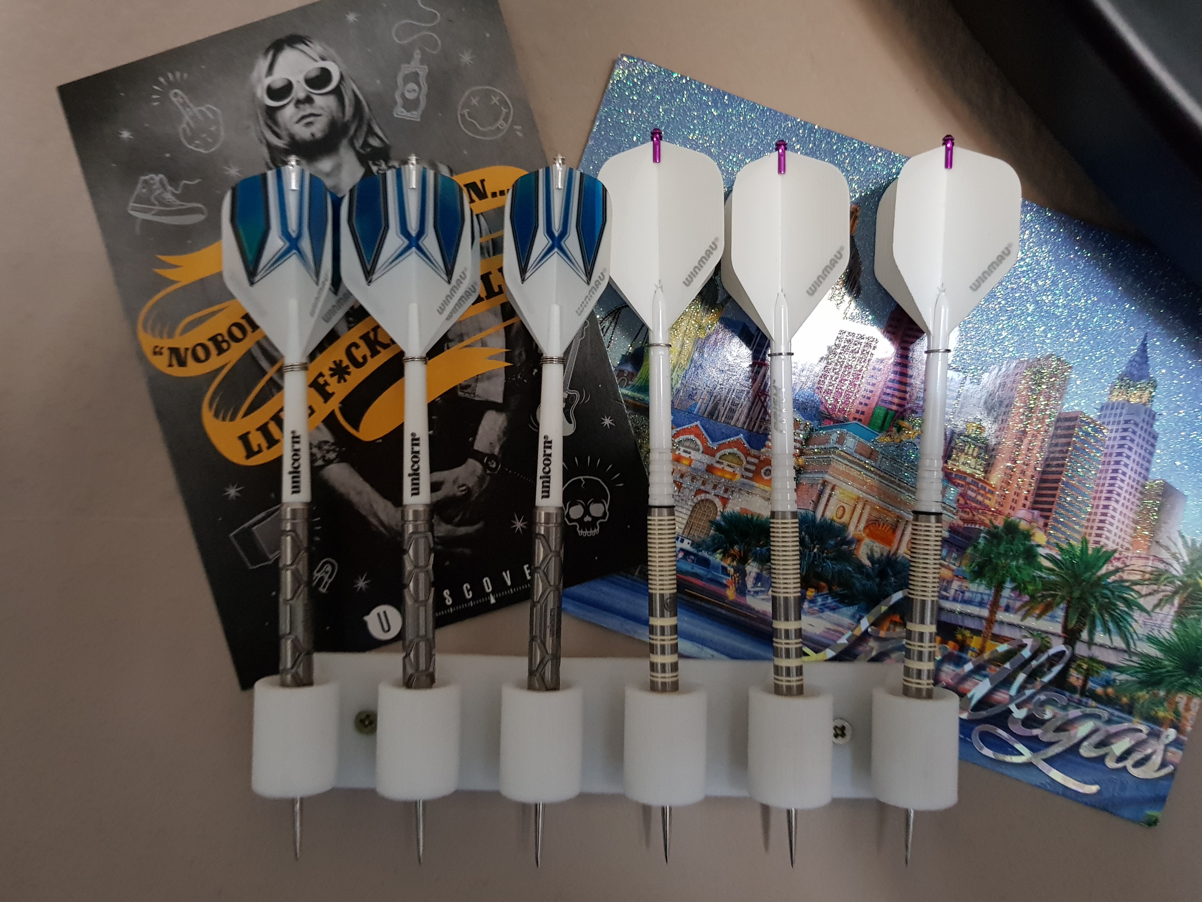 Dartholder for 6 Darts (wallmount)