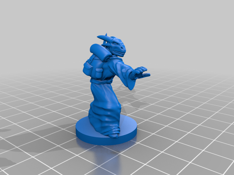 Dragonborn Sorcerer with open hand