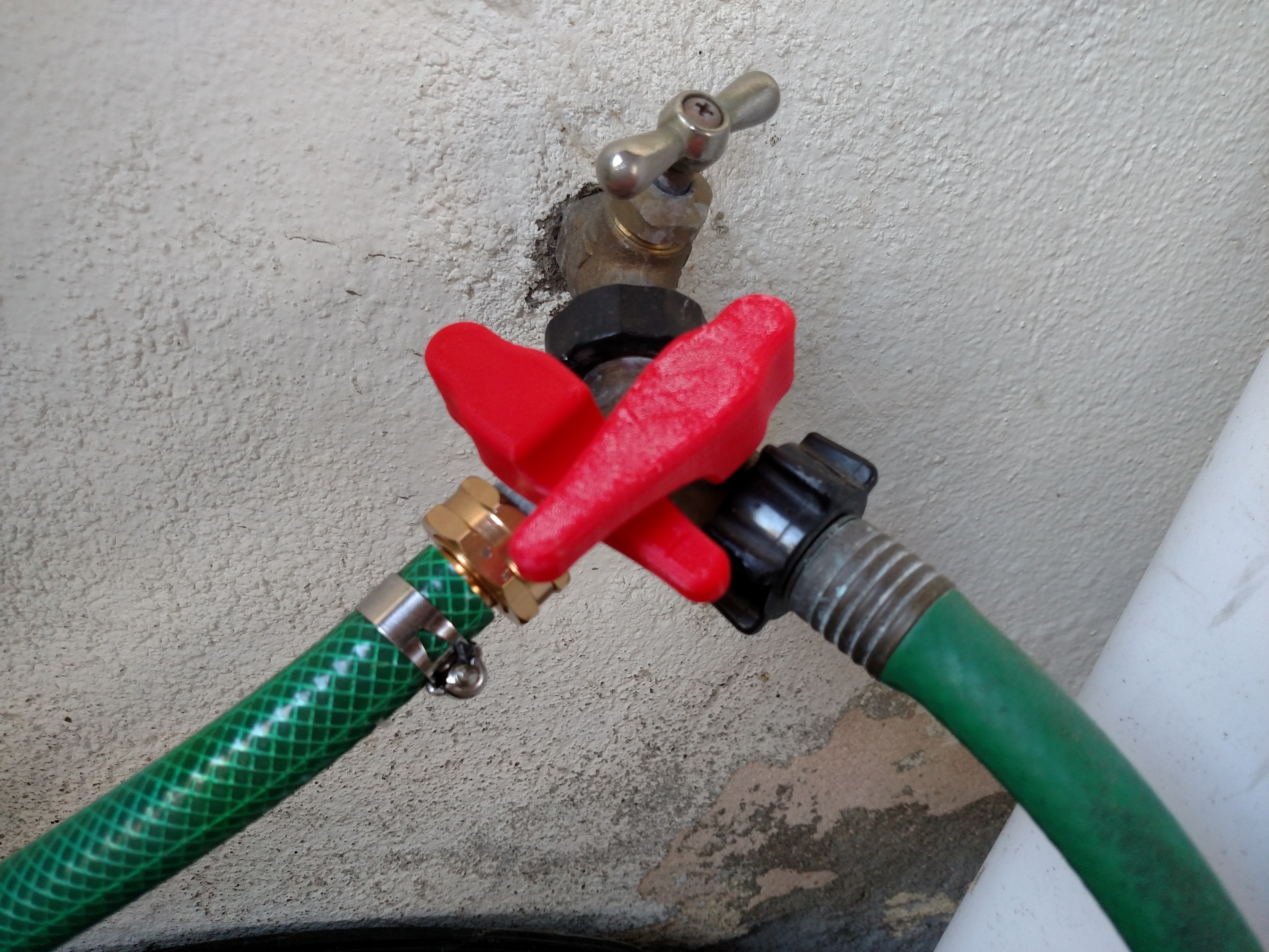 Garden Hose Wye Levers