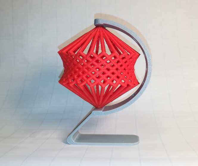 Cube Spinning, Cage, Hyperboloid