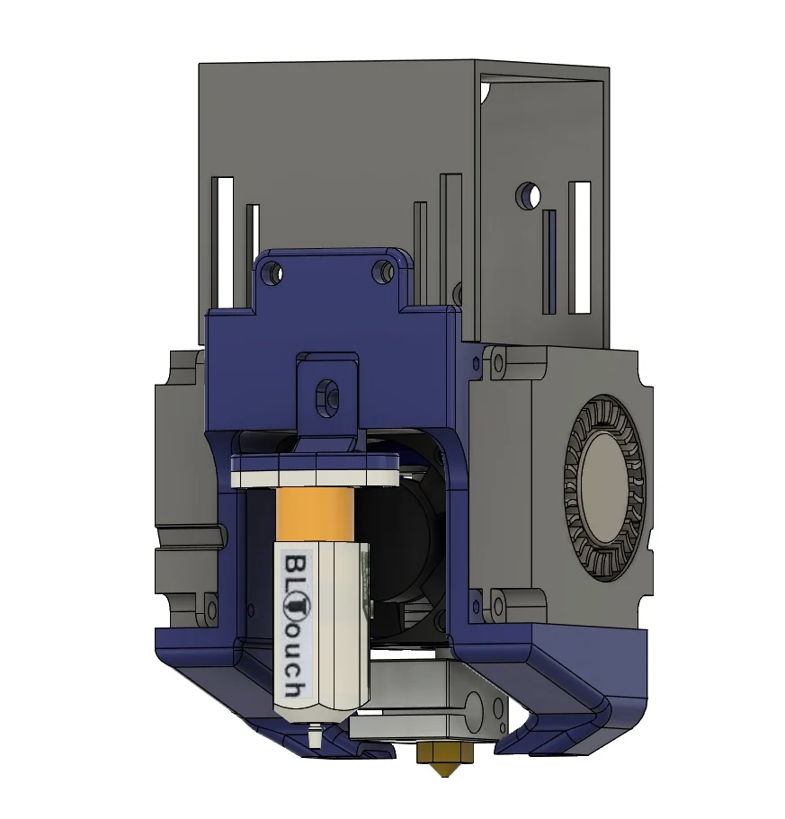 TwoTrees Sapphire Plus/Pro E3D V6 Hotend Mount with BLTouch support