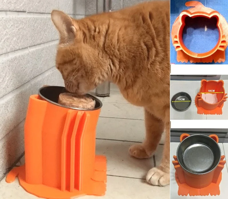 Cat Food Bowl Holder (D=10CM)