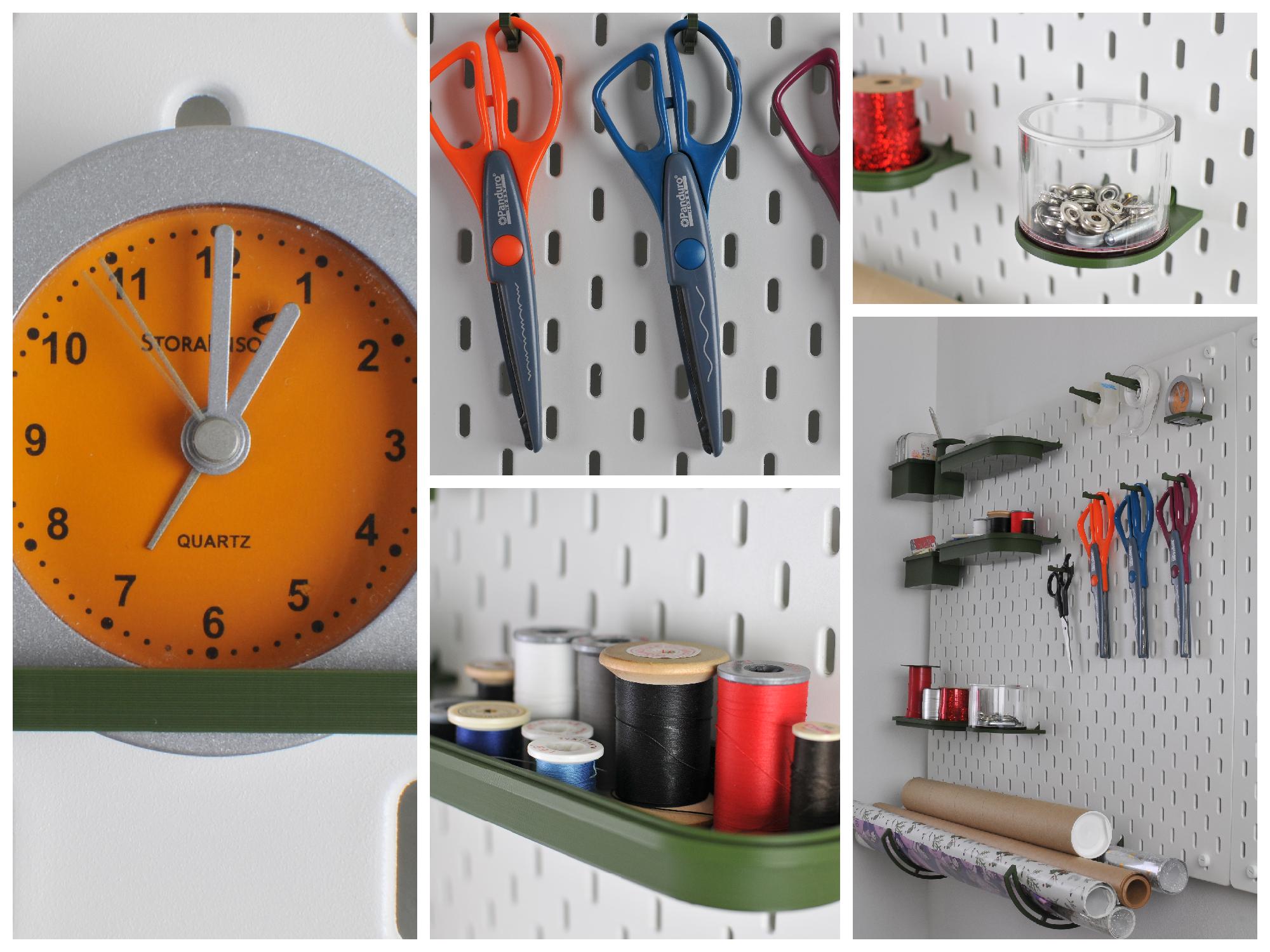 Parametric Ikea Skådis Pegboard Accessories