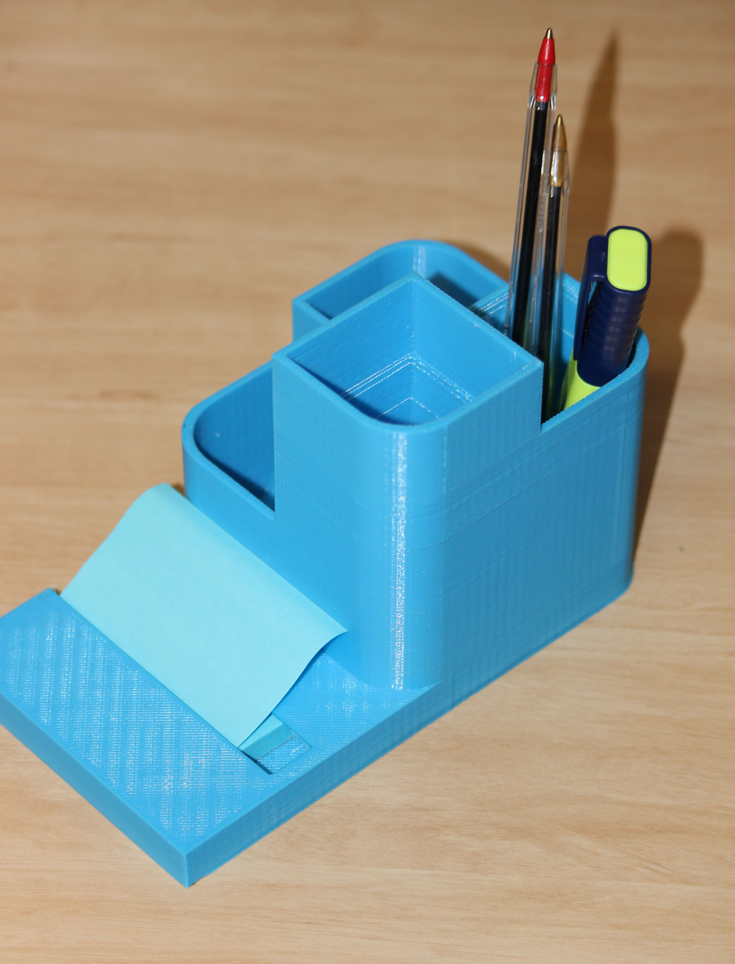 Pen Holder with Sticknote Dispenser