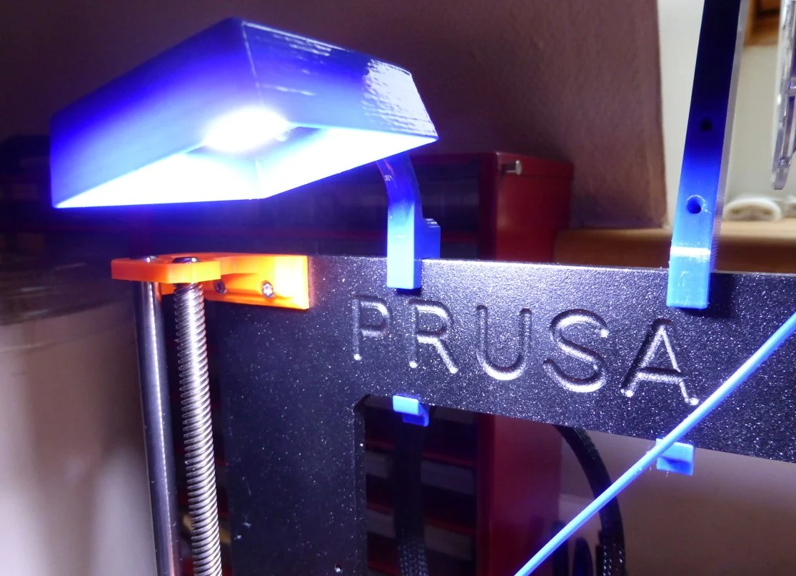 Prusa i3 MK2/S/3 LED Panel Light ClipOn Upgrade