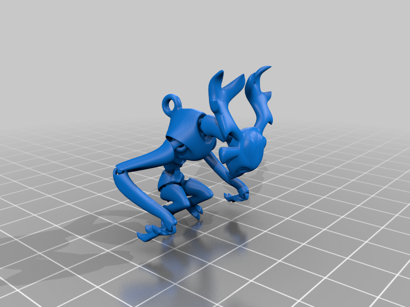 Floppy Scavenger Keychain (Rain World)