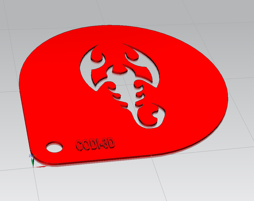 Decorare Cappuccino con Scorpione - Shape to decorate on cappuccino with skorpion