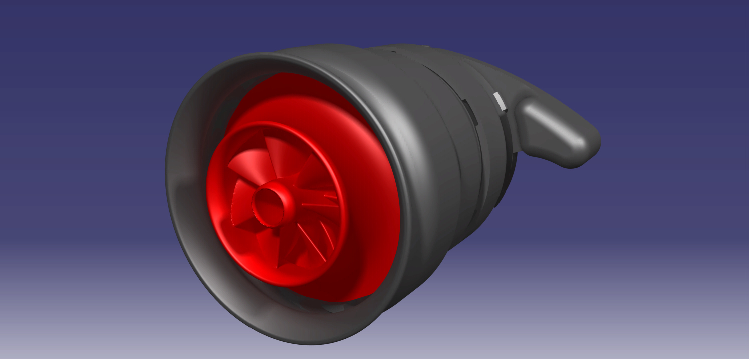 High Revolution Jet Turbine