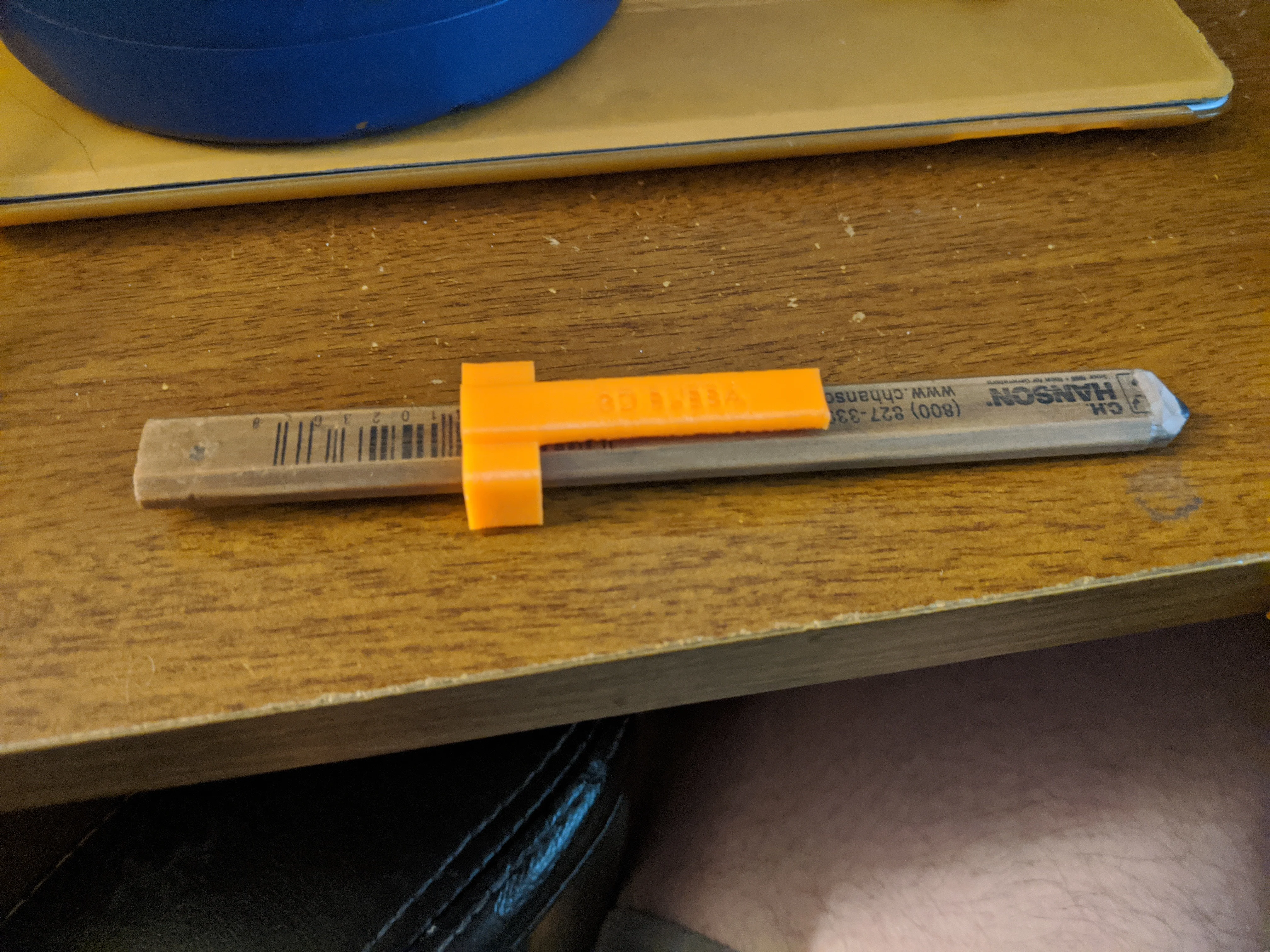 Carpenter pencil clip