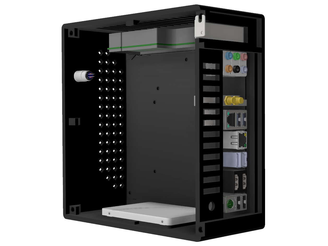 HTPC - pfSense mini-ITX case: picoPSU & PCI-E & SATA SSD