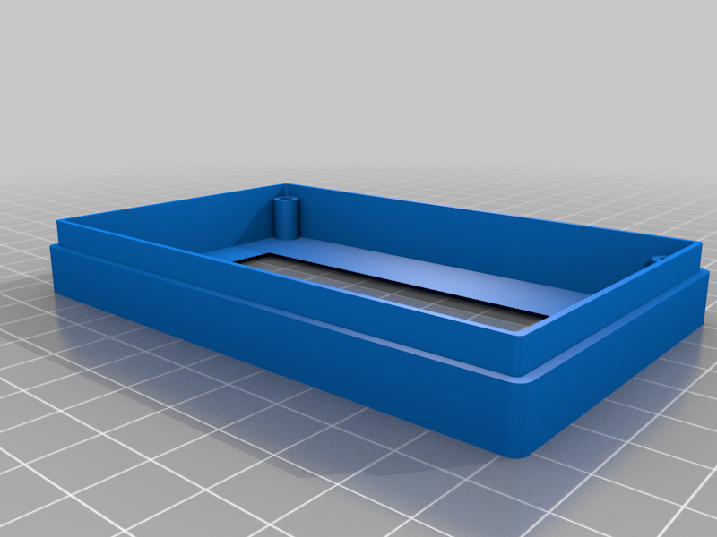 Caja proyecto electronica con LCD