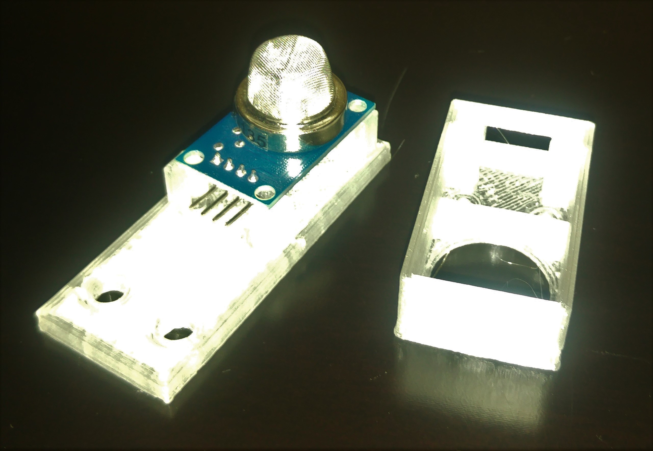 2020 Enclosure/mount for smoke/gas detector FC-22/MQ135
